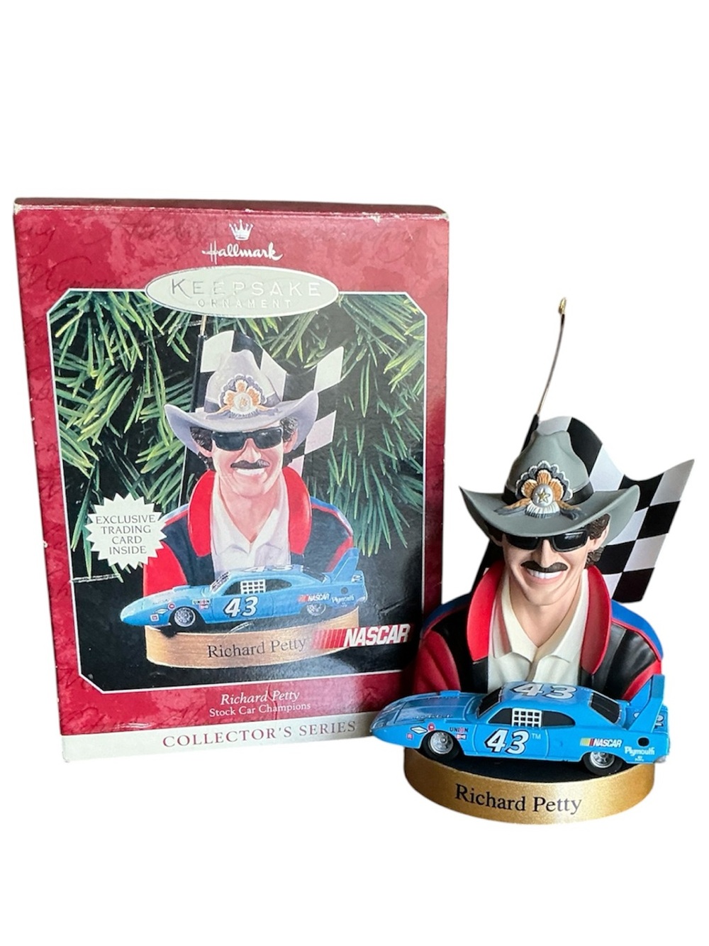 NWOT 1998 2nd in Series Hallmark Richard Petty Ornament